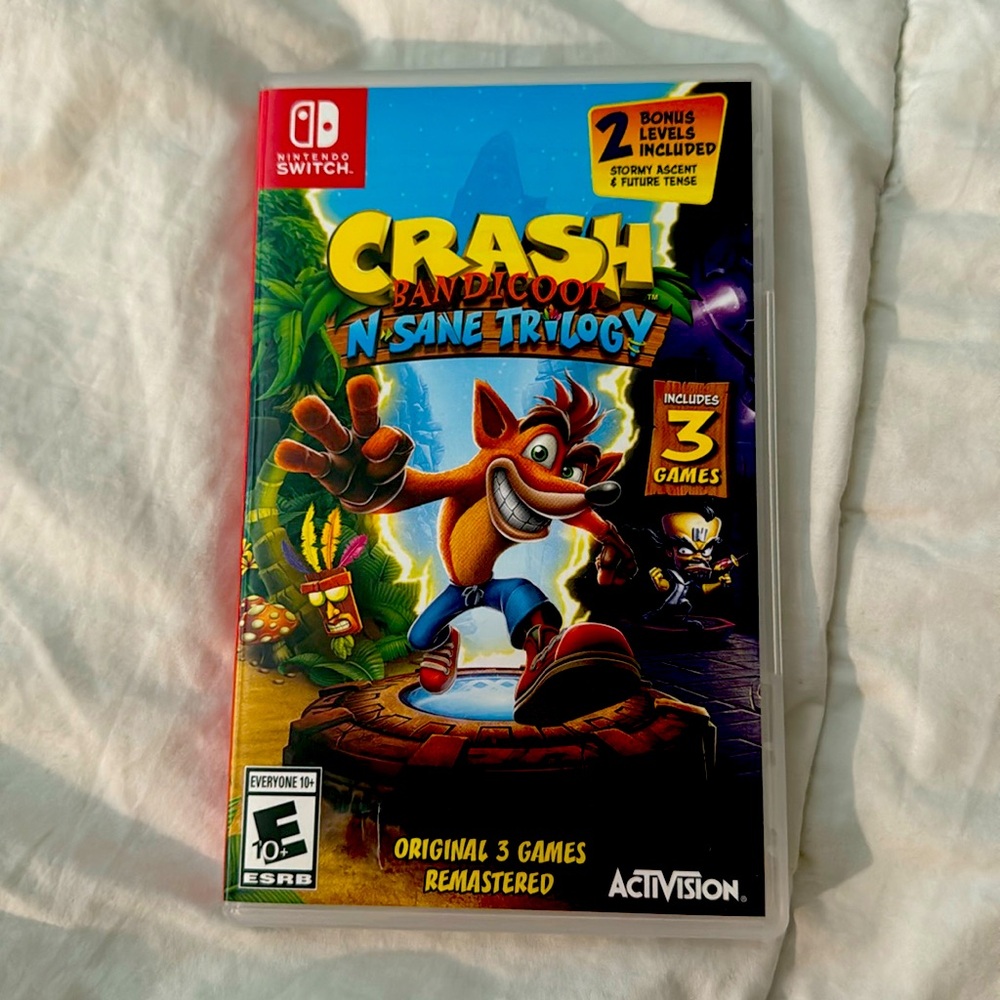 Nintendo Switch Crash Bandicoot N Sane Trilogy Game